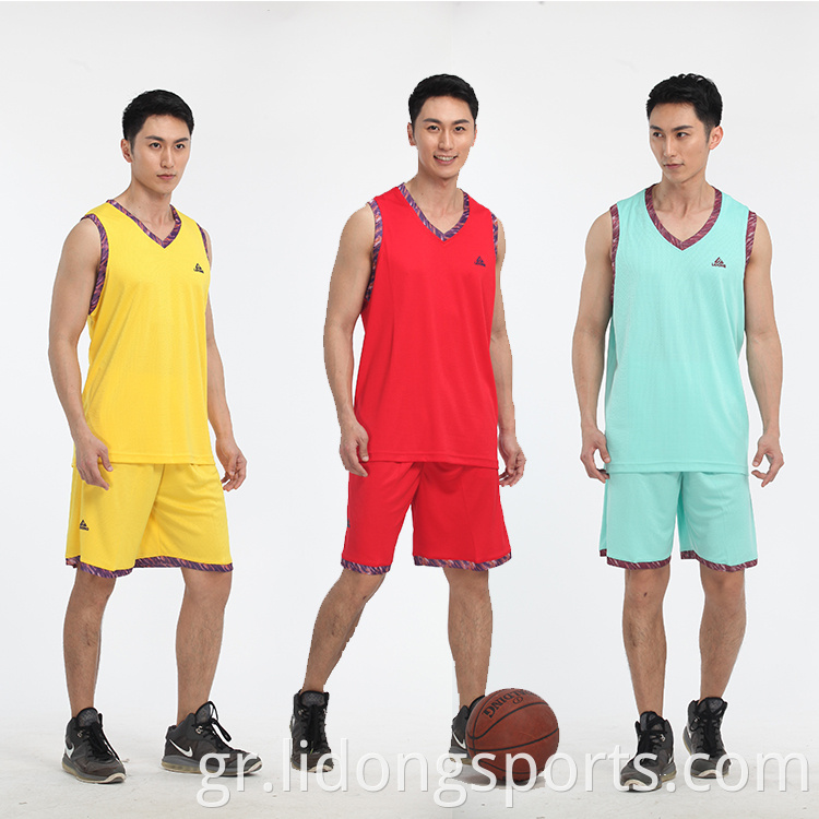 Υψηλής ποιότητας εξάχνωση μπάσκετ φανέλας ομοιόμορφη σχεδίαση χρωμάτων μπλε χονδρικής sportswear